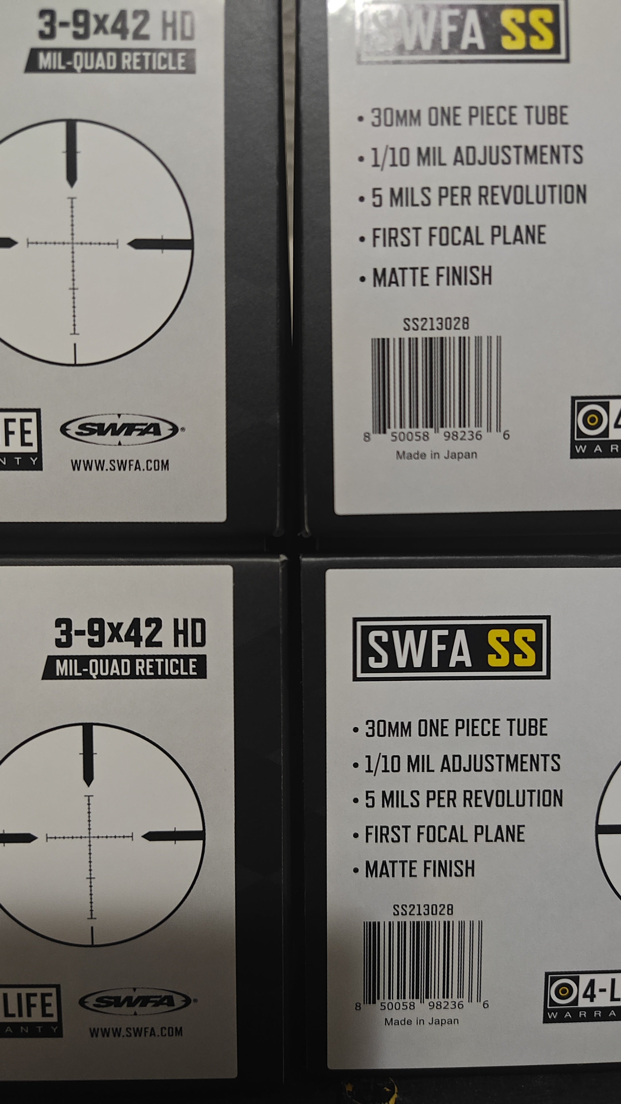 SWFA SS HD riflescope – Kenton Industries