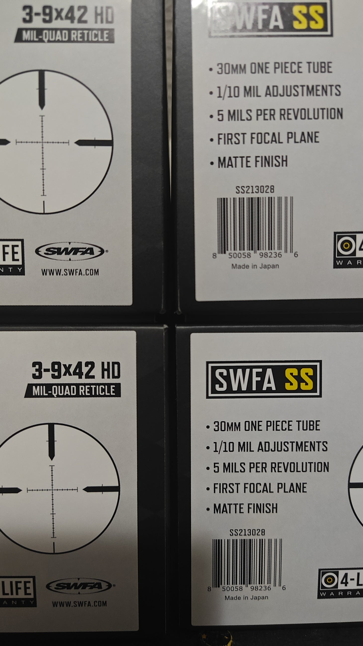 SWFA SS HD riflescope